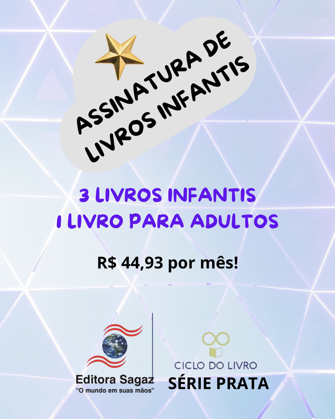 Assinatura Ciclo do Livro – Série Prata